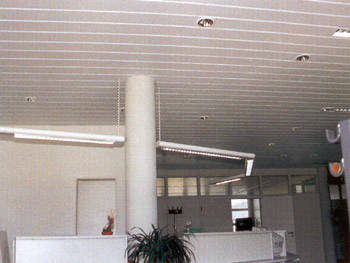 Dobner aluminium strip ceilings