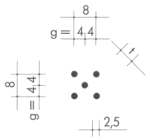 Hole pattern Rd 2516